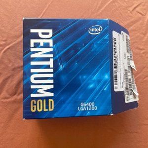 Intel® Pentium Gold G-6400 Desktop Processor 2 Cores 4.0 GHz LGA1200